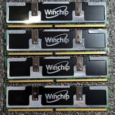 Used 16GB DDR2 RAM (4x4GB) DDR2-800 Winchip GDE4GB28L250C5-16GK