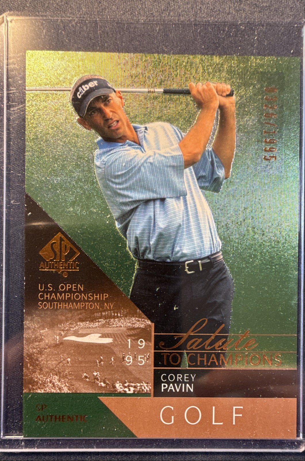 2003 SP Authentic - Salute to Champions Corey Pavin #89 /1995