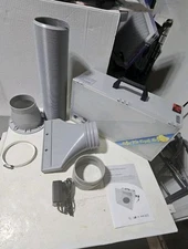 Portable Hobby Airbrush Paint Spray Booth Kit Exhaust Filter LED Light Set Model