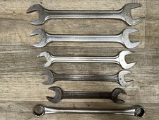 Vintage Lot Of 6 Large Blue Point Wrenches 5 Supreme 1 12 Pt Box End Diesel
