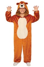 Teddy Bear Jumpsuit Child Costume Large 