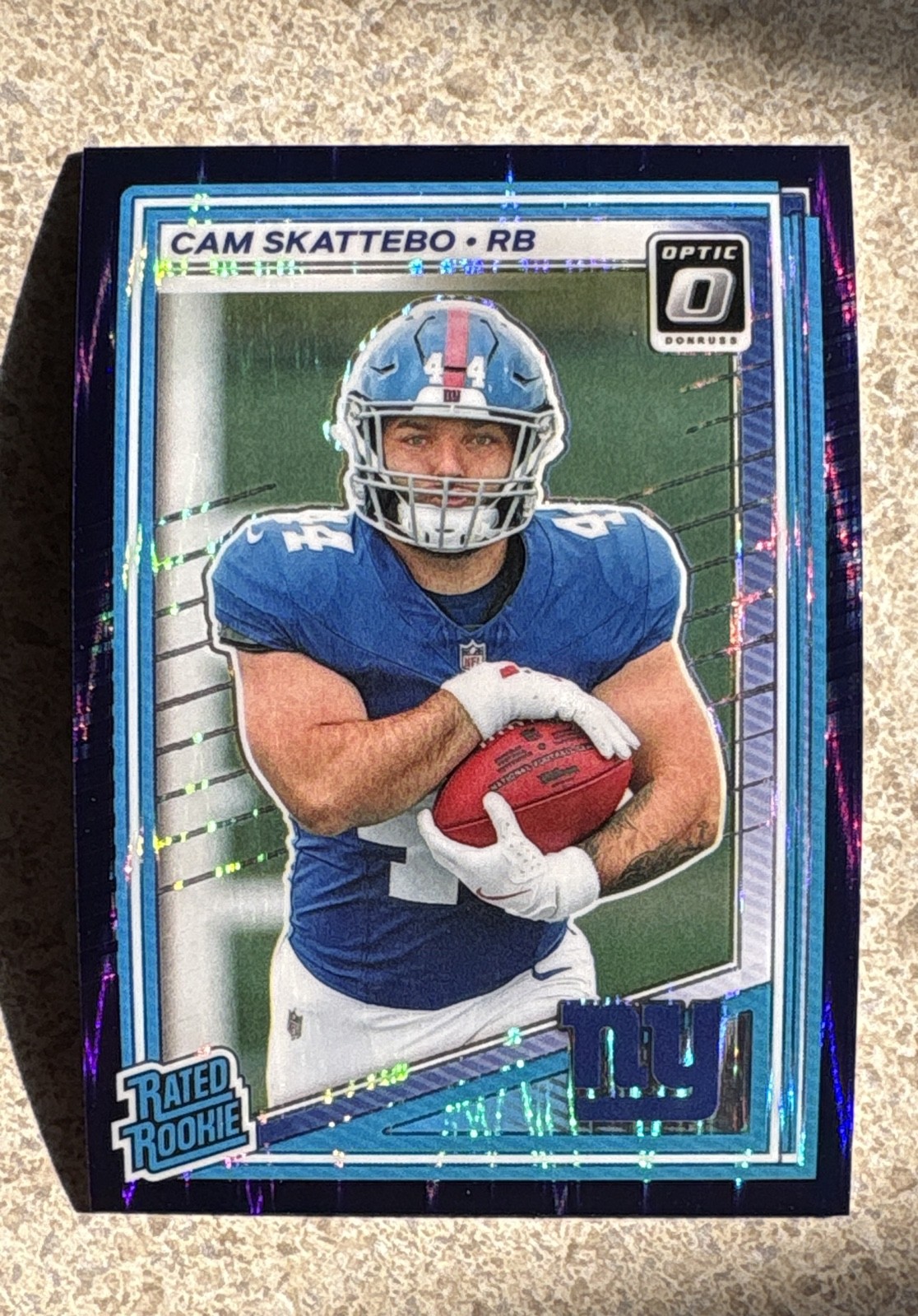 Cam Skattebo Panini Donruss Optic #228 Purple Shock