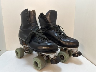 Vintage Roller Skates Sure Grip Century 7 Plate Elektra Wheels Oberhamer Shoe Co
