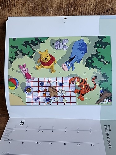 The Art Of Winnie The Pooh 2011 Calendar *Only 10 Images Left,Others Were Framed - Bild 7 von 13