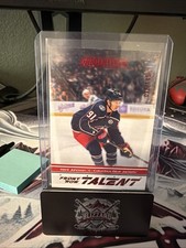 2024-25 Upper Deck Credentials - Front Row Talent Kent Johnson #FRT-KJ Red /149