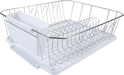 Sweet Home Collection 3-Piece Kitchen Sink Dish Drainer Set - Assorted Colors