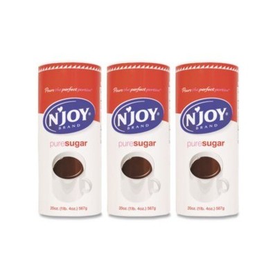 N'Joy Pure Sugar (22 oz. canisters, 3 Packs)
