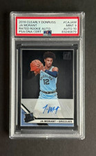 2019 Clearly Donruss JA MORANT Rated Rookie Auto RC - PSA 9 AUTO 10