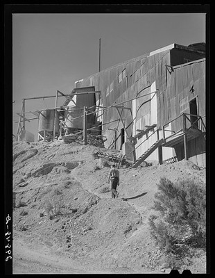 Photo:El Dorado Canyon Nevada 1940 Gold Silver Ore Mill Mining Plant