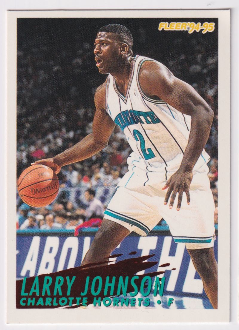 1994-95 Fleer Larry Johnson Charlotte Hornets #26