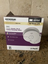 Universal 3 in 1, Smoke  Carbon Monoxide Alarm with Voice Alert,