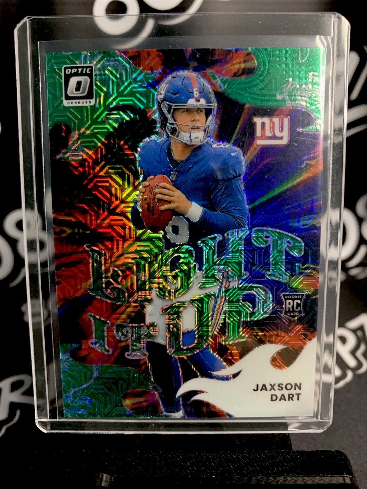 2025 Jaxson Dart Optic Light It Up Green Dragon Mojo Prizm /24