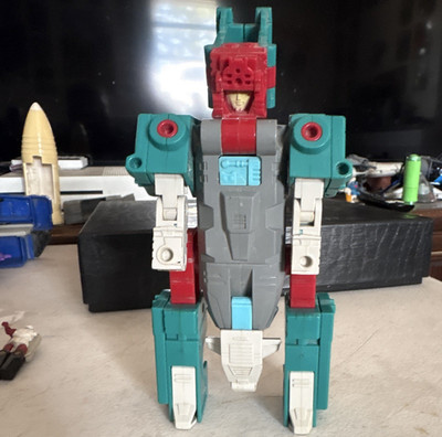 Hasbro Transformers G1 Headmaster Hardhead Robot Tank Figure 1987 Vintage