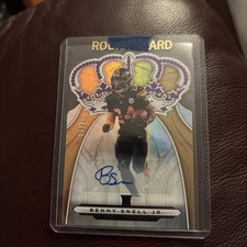 2019 Panini Chronicles Crown Royale Rookie Auto Purple Benny Snell Jr. /25 🔥  