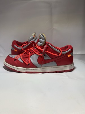 Size 11.5 - Nike Dunk Low x OFF-WHITE University Red 2019