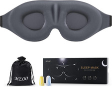 Luxury Sleep Eye Mask for Side Sleeper Men Women, Zero Eye Pressure 3D Sleeping