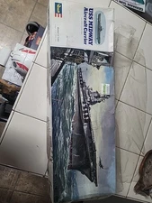 Vintage Revell USS Midway Aircraft Carrier  WWII Navy Model Kit 54.6cm 21 1/2"