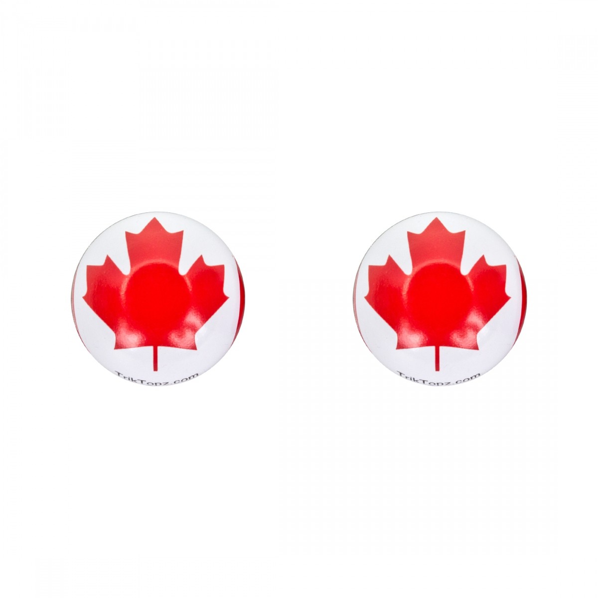 Колпачки клапанов Schrader с канадским флагом - Декоративные долговечные аксессуары для велосипедов 3390₽