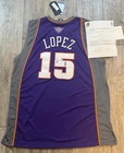 ADIDAS NBA AUTHENTICS ROBIN LOPEZ SIGNED #15 PURPLE SUNS JERSEY-52 w/COA NWT NEW