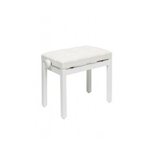 Stagg PB36 WHM VWH Piano Bench White Matt / Seat Velvet White