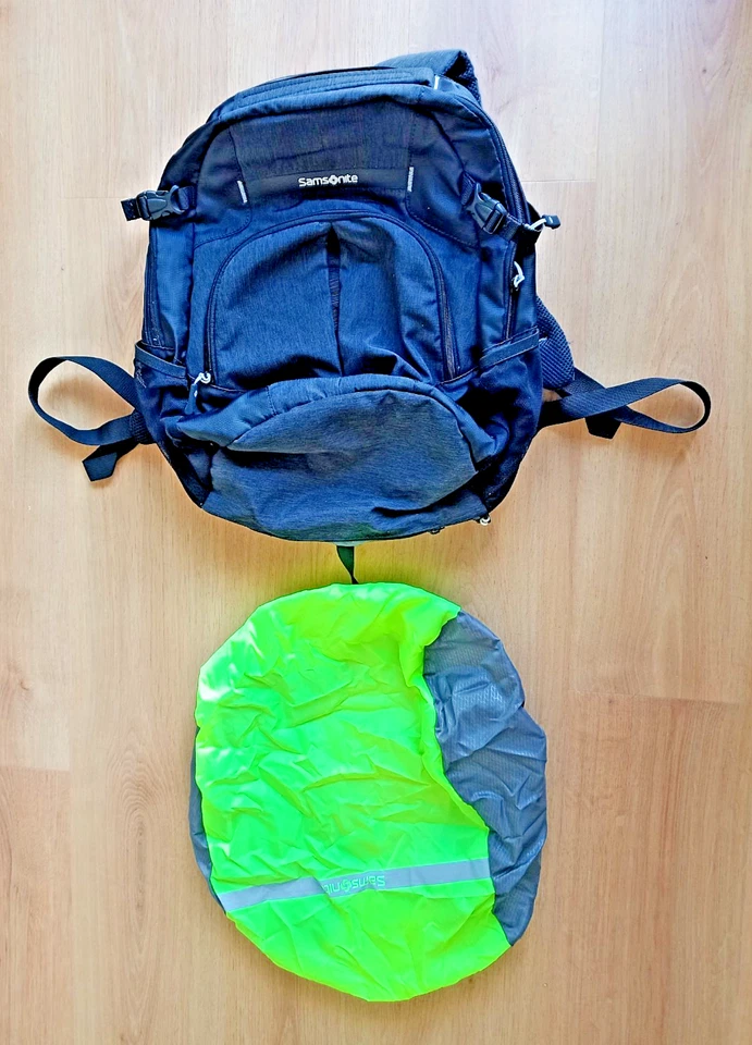 Samsonite Rucksack, Anthrazit,  mit integrieter Regenschutz