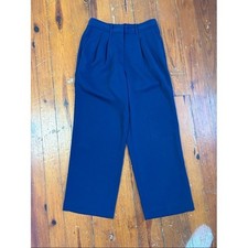 Quince Navy Pleated Dress Pants Trousers size 10