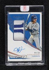 2021 Panini Immaculate Prospect Holo Silver 9/10 Austin Martin Patch Auto 4f5