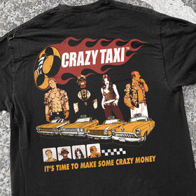 99 Crazy Taxi 'Lets Make Some Money' Dreamcast Vintage Tee S-5XL