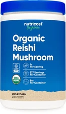 Nutricost Organic Reishi Mushroom Powder 8oz (0.5LB) - Non-GMO & Gluten Free