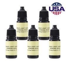 5 X Dental Visible light Cure Curing Resin Bonding Adhesive for Dentin Enamel