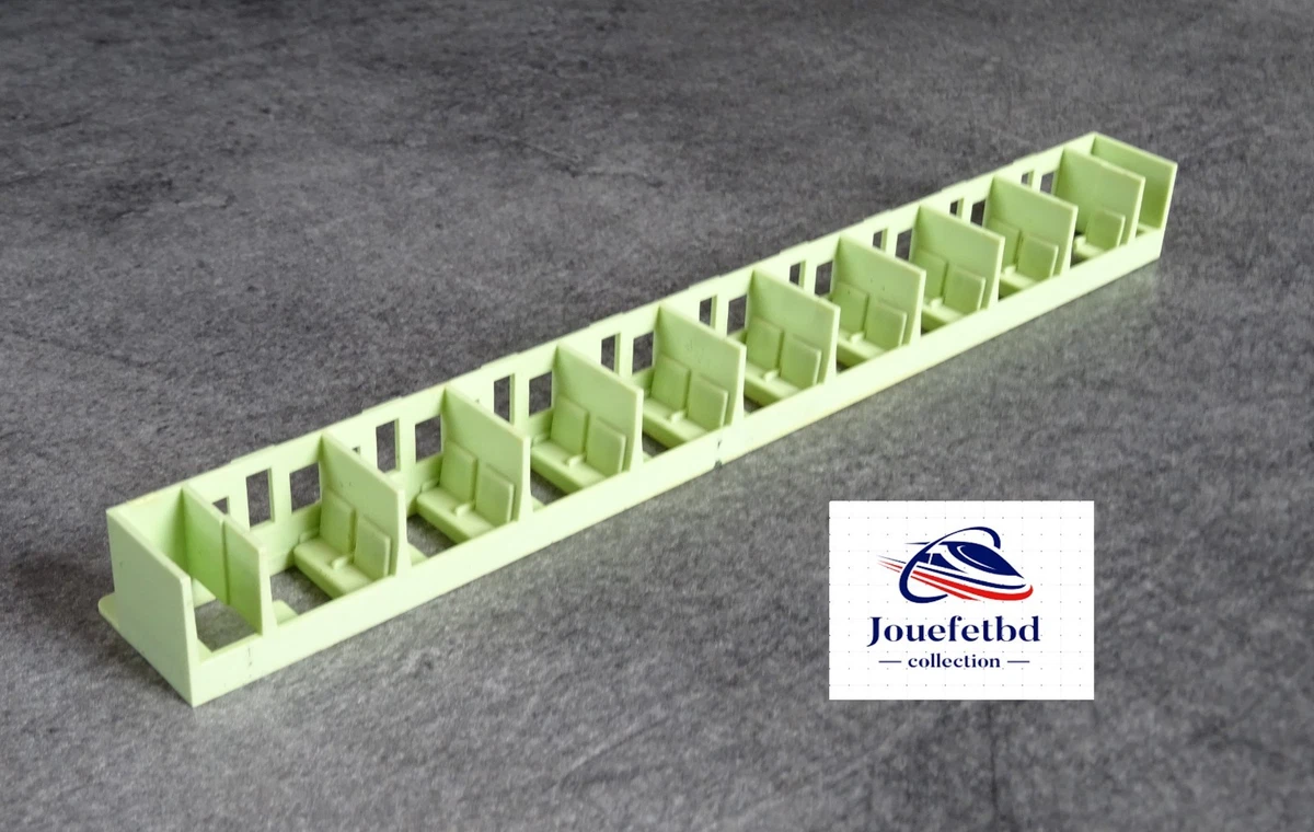 Aménagement Intérieur Voiture Compartiment Jouef HO 9500 - Maquette Train
