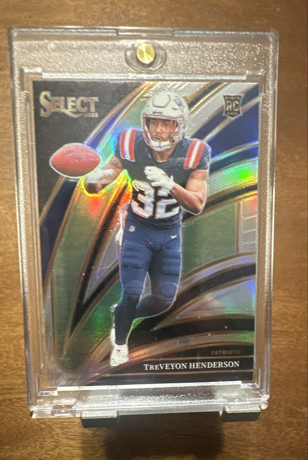 2025 Panini Select - Club Level TreVeyon Henderson #278 Silver Shock Prizm (RC)