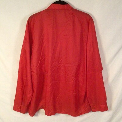 Vintage Bridgestone Tires 1970's Red Yellow Nylon Jacket Men Size
