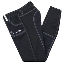 Kids Breeches Easy Rider Sphinix, Full Seat, Black