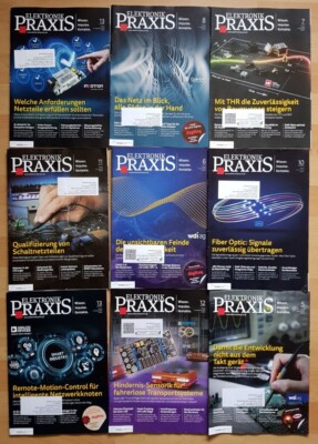 13x Elektronik Praxis 2024 2023 2022 Zeitschrift Magazin Computer Chips Boards