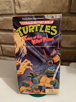Teenage Mutant Ninja Turtles - Case of the Killer Pizzas (VHS