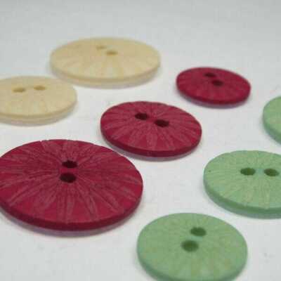 Gänseblümchen Blume Knöpfe geätzt 15mm 18mm 23mm Retro Design Floral KAUFEN 2 4 oder 8 243D