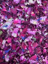Natural Biodegradable Wedding Confetti Real Dried Flower Petals Red Pink Rose 1L