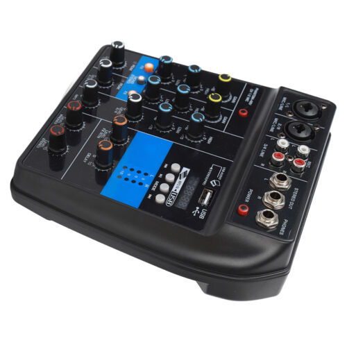 Audio Mixer USB 4 Channel Stereo Line Mixer Professional Stage Equipment 100 PLM - Picture 1 of 12