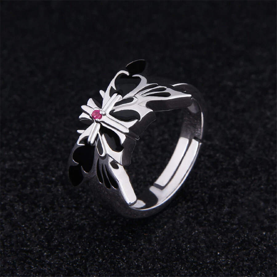 Anime Chuunibyou Demo Koi ga Shitai Takanashi Rikka Anillo Plata 925 Joyería Regalo Foto 3 de 4