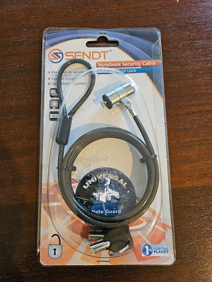 Sendt SNT-NBLK Notebook Security Cable W/ Key Type lock