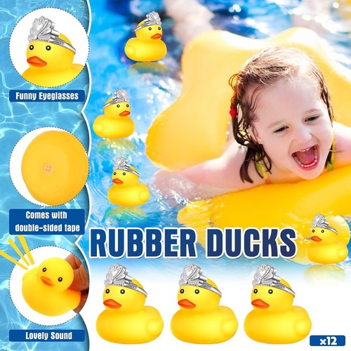Rubber Ducks in Bulk,Assortment Duckies for Jeep Ducking Floater Duck Bath Toys - Picture 8 of 10