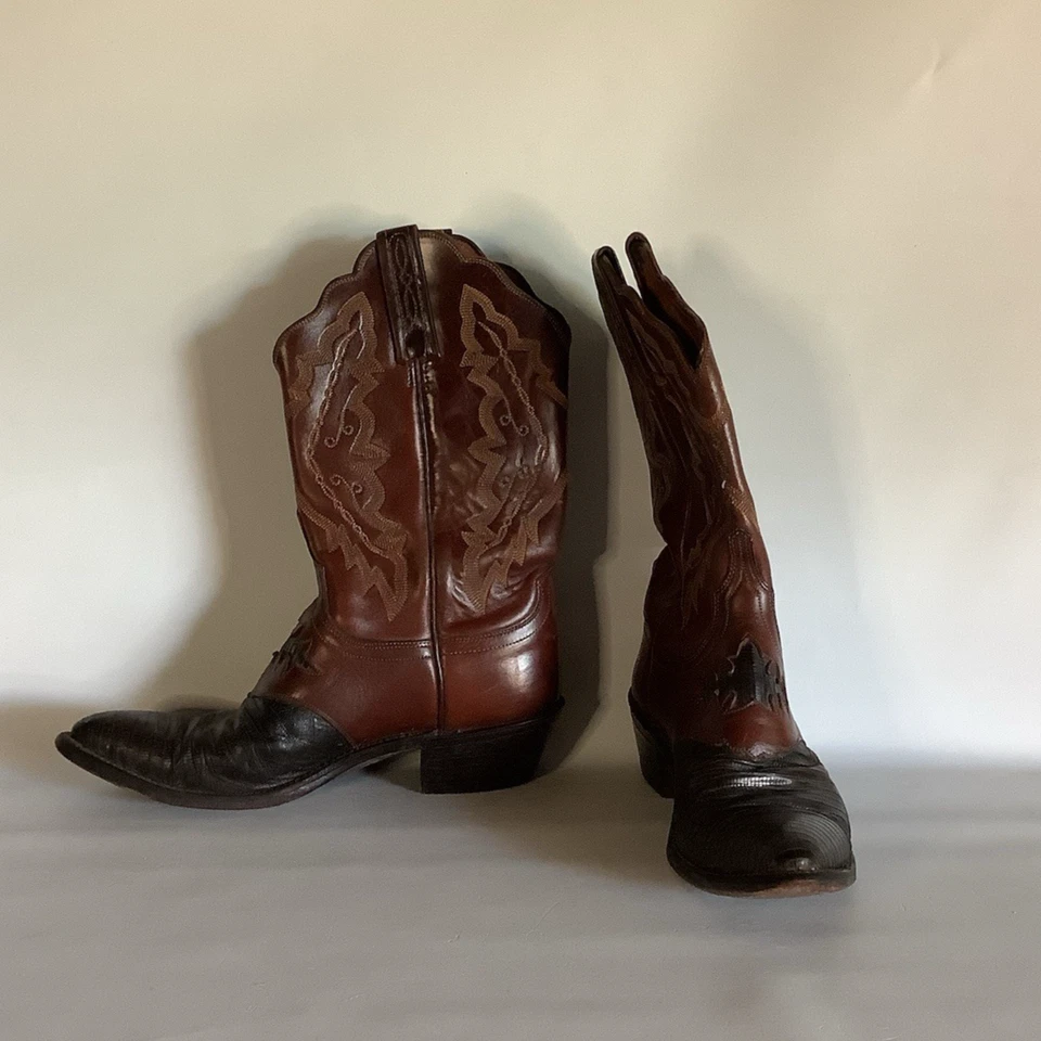 Винтажные женские ботинки Lucchese 1883 размер 8,5 B - Изображение 2 из 4