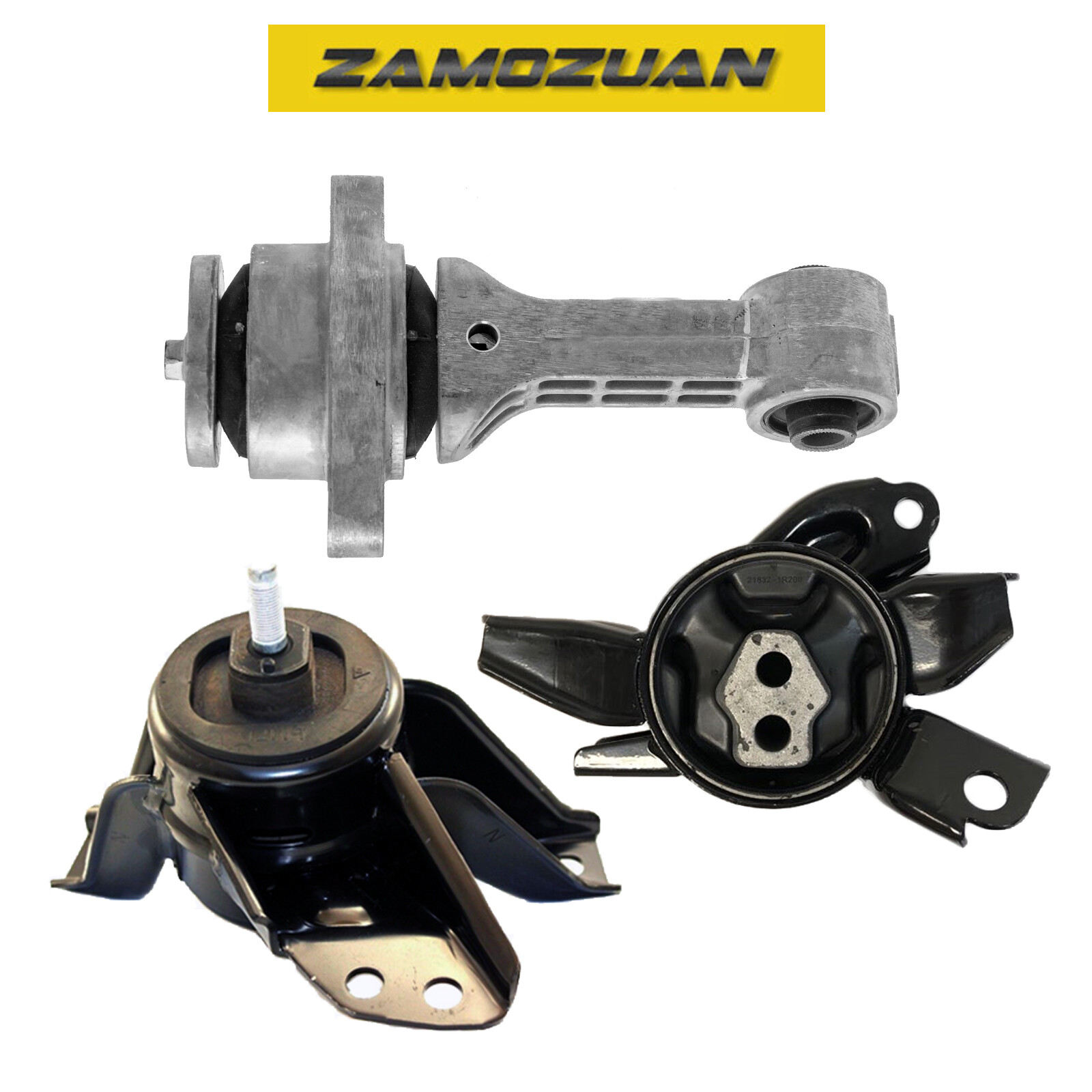 Engine, Trans & Torque Strut Mount Set 3PCS. 14-19 for Kia Soul 2.0L for Auto.