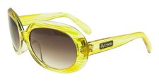 NEW Black Flys FLY GIRLS Sunglasses FLY COVER YELLOW STRIPE AMBER GRADIENT Lens