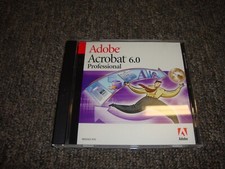 Adobe Acrobat 6.0 Professional Upgrade MAC Full Retail CD  Searial Number