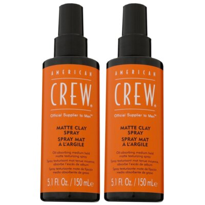American Crew Matte Clay 2 x 150 ml Sprühgel mittlerer halt Set