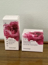 Chantecaille Rose de Mai Face Oil 4mL + Cleansing Balm 10ml Deluxe Minis NIB