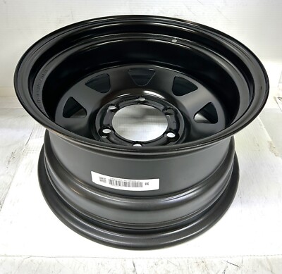 15X8 Inch 6 Lug Black Spoke Wheel Rim GMC Chevy 4x4 N158655 BS | eBay