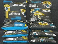 Set Of 8 Jacksonville Jaguars Cornhole Bean Bags FREE SHIPPING
